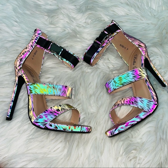 Multi patterned iridescent heel - Picture 3 of 6